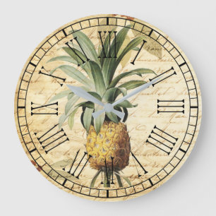 Rustige Vintage Franse ananas Grote Klok