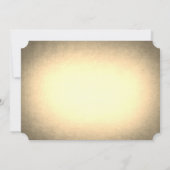 Rustige Vintage , uitnodiging voor het huwelijk (Achterkant)