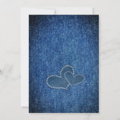 Rustige vintage ziet er blauw uit, zonnebloemen kaart (Achterkant)