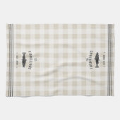 Rustige vis - Aangepast speldenwerk Theedoek (Horizontaal)