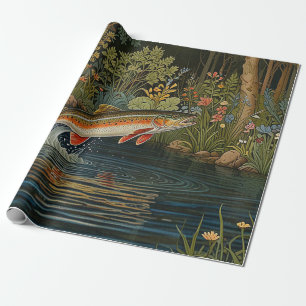 Rustige vis vliegvissen cadeaupapier