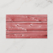 Rustige Visitekaartjes van rode Barn (Achterkant)