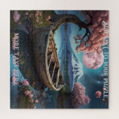 Rustige Vissende boot op Lake Mount Fuji vulkaan Legpuzzel (Horizontaal)