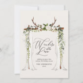 Rustige vleiende feestfoto christsmas save the date (Voorkant)