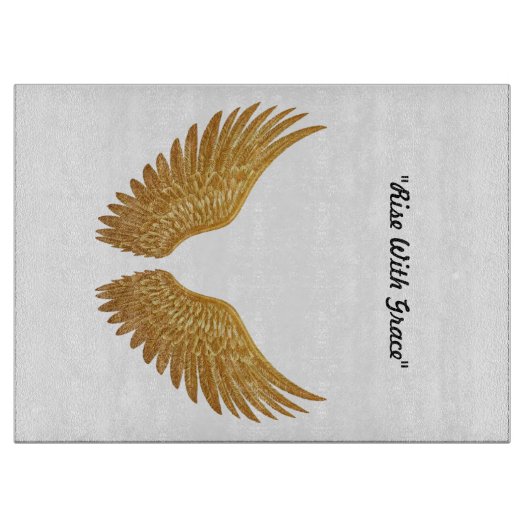 "Rustige vleugels" Snijplank (Voorkant)