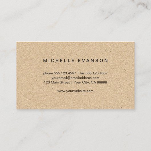 Rustige vlinder Logo Visitekaartje (Achterkant)