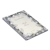 Rustige  Vloerbloem Weddenschap Notitieboek (Rechterzijde)