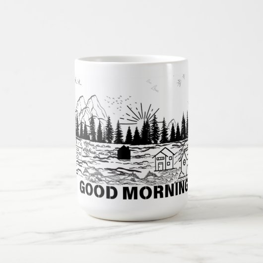 rustige vlucht koffiemok (Center)