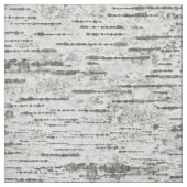 Rustige vogelboom Bark White Grey Stof (Swatch)