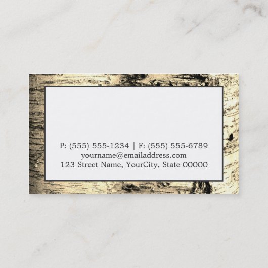 Rustige vogelboom, korting op voucher (Achterkant)