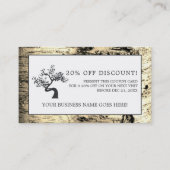 Rustige vogelboom, korting op voucher (Voorkant)