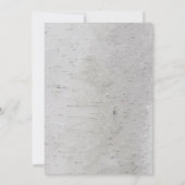 Rustige vogelboom met landschors kaart (Achterkant)