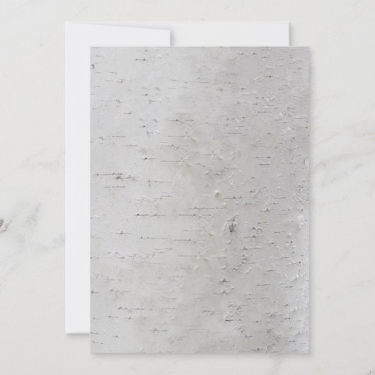 Rustige vogelboom met landschors kaart (Achterkant)