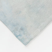 Rustige vogelnesttest - blauw fleece deken (Hoek)