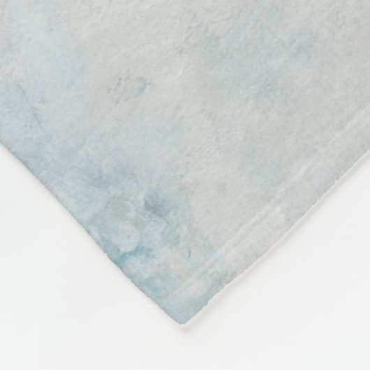 Rustige vogelnesttest - blauw fleece deken (Hoek)