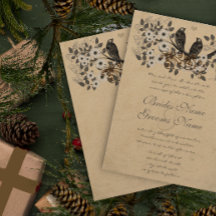 Rustige  vogels Christelijk Religieuze bruiloft