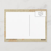 Rustige vogels en bloemen Shabby Elegance Briefkaart (Achterkant)