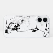 Rustige voogd, zakformaat iPhone 16 hoesje (Achterkant horizontaal)