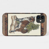 Rustige Vos die op een Boomstam Stapt Case-Mate iPhone Case (Achterkant (horizontaal))