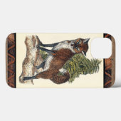 Rustige Vos op een Boomstam Case-Mate iPhone Case (Achterkant (horizontaal))
