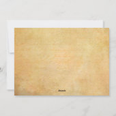 Rustige vrede op aarde Kandle Winter Botanisch Feestdagenkaart (Achterkant)