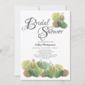 Rustige Vrijgezellenfeest Aspen Bark en Bladeren Kaart (Voorkant)