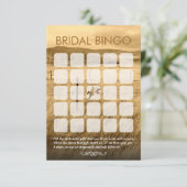 Rustige Vrijgezellenfeest Bingo-kaarten Kaart (Staand voorkant)