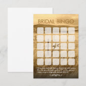 Rustige Vrijgezellenfeest Bingo-kaarten Kaart (Voorkant / Achterkant)