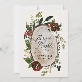 Rustige vrijgezellenfeest brunch en bubbly save the date