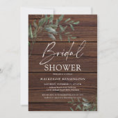 Rustige Vrijgezellenfeest Eucalyptus Gold Elegant Kaart (Voorkant)