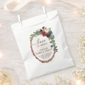 Rustige Vrijgezellenfeest Favor Bag Love is Sweet Bedankzakje (Geknipt)