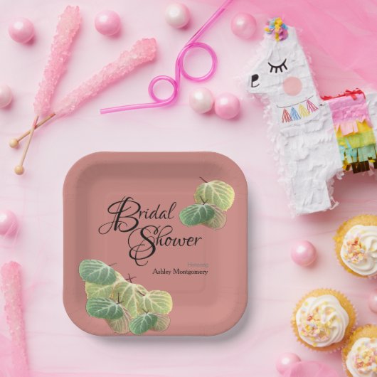 Rustige Vrijgezellenfeest Herfst Aspen laat Sinaas Papieren Bordje (Feest)