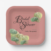 Rustige Vrijgezellenfeest Herfst Aspen laat Sinaas Papieren Bordje (Voorkant)