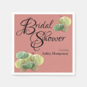 Rustige Vrijgezellenfeest Herfst Aspen laat Sinaas Servet (Voorkant)