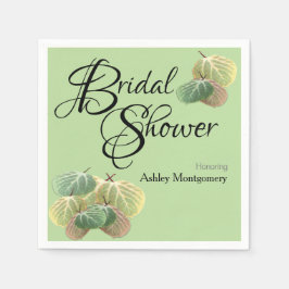 Rustige Vrijgezellenfeest Herfst Aspen Leaves Gree Servet