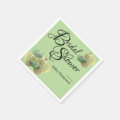 Rustige Vrijgezellenfeest Herfst Aspen Leaves Gree Servet (Hoek)