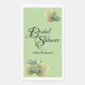 Rustige Vrijgezellenfeest Herfst Aspen Leaves Gree Servet (Voorkant)