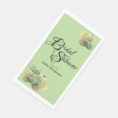 Rustige Vrijgezellenfeest Herfst Aspen Leaves Gree Servet (Hoek)