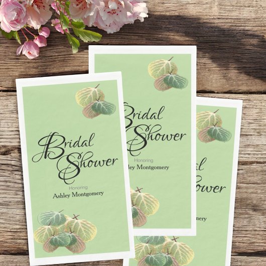 Rustige Vrijgezellenfeest Herfst Aspen Leaves Gree Servet