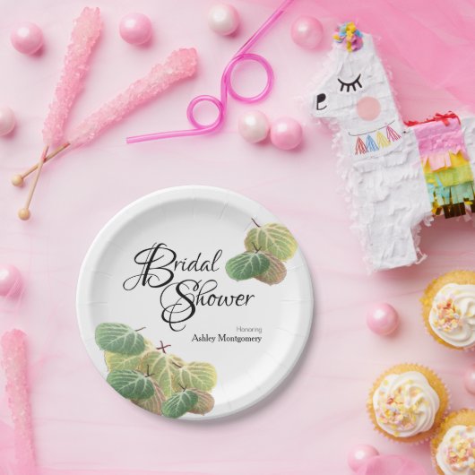 Rustige Vrijgezellenfeest Herfst Aspen Leaves Papieren Bordje (Feest)