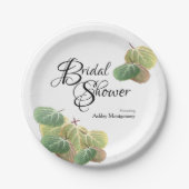 Rustige Vrijgezellenfeest Herfst Aspen Leaves Papieren Bordje (Voorkant)