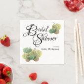 Rustige Vrijgezellenfeest Herfst Aspen Leaves Servet (Insitu)