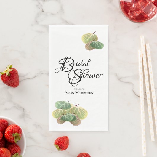 Rustige Vrijgezellenfeest Herfst Aspen Leaves Servet (Insitu)