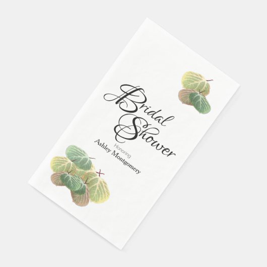 Rustige Vrijgezellenfeest Herfst Aspen Leaves Servet (Hoek)