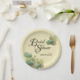 Rustige Vrijgezellenfeest Herfst Aspen Leaves Yell Papieren Bordje