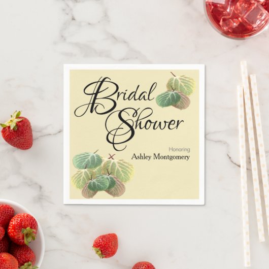 Rustige Vrijgezellenfeest Herfst Aspen Leaves Yell Servet (Insitu)