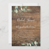 Rustige Vrijgezellenfeest van hout Eucalyptus Kaart (Voorkant)