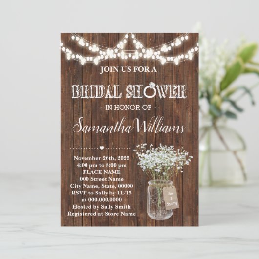 Rustige Vrijgezellenfeest Westerne bruiloft Kaart (Staand voorkant)