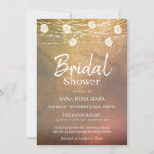 *~* Rustige Vrijgezellenfeest Witte roze Kaarlicht Kaart (Voorkant)