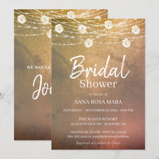 *~* Rustige Vrijgezellenfeest Witte roze Kaarlicht Kaart (Voorkant / Achterkant)